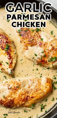 creamy garlic parmesan chicken recipe