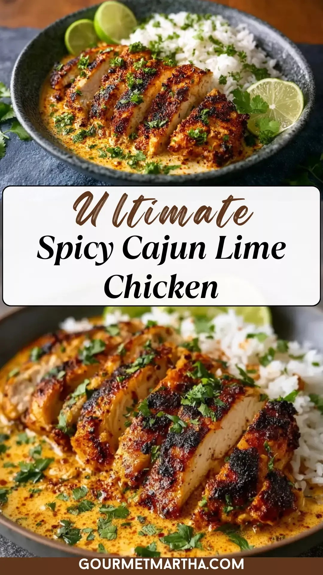Spicy Cajun Lime Chicken in a Creamy Sauce – Bold Flavor Meets Creamy Comfort