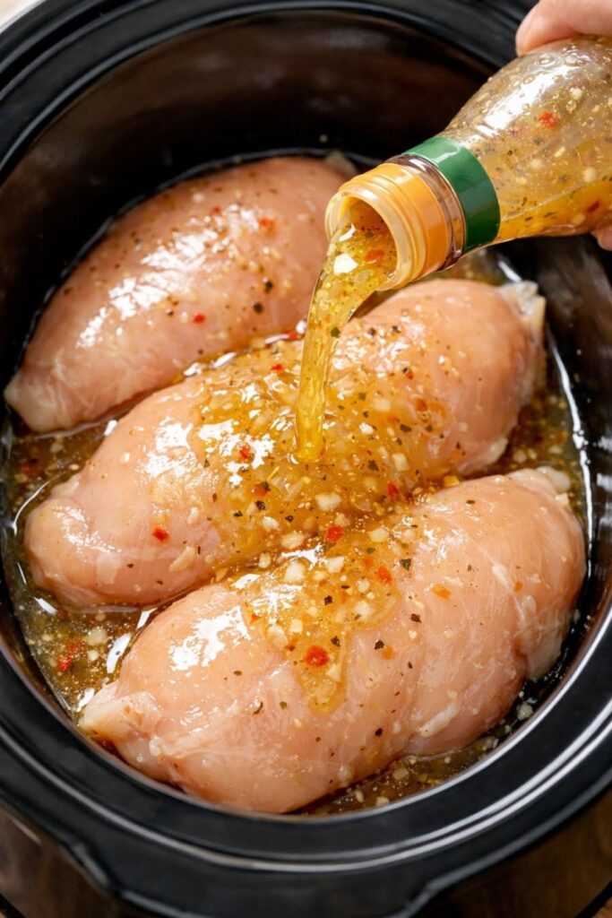 italian dressing chicken sheet pan