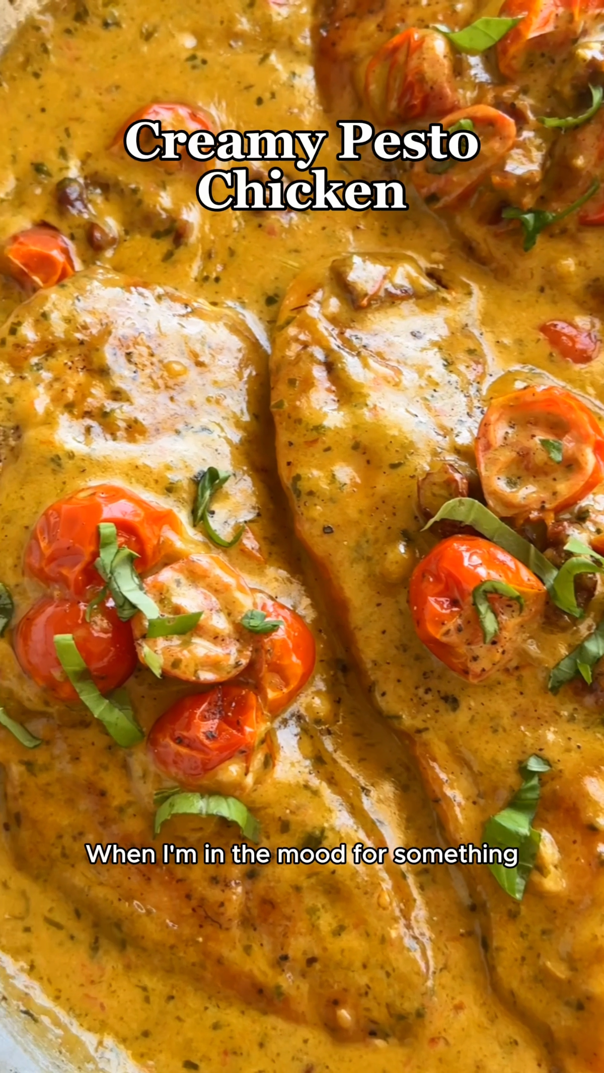 Creamy Pesto Chicken Recipe