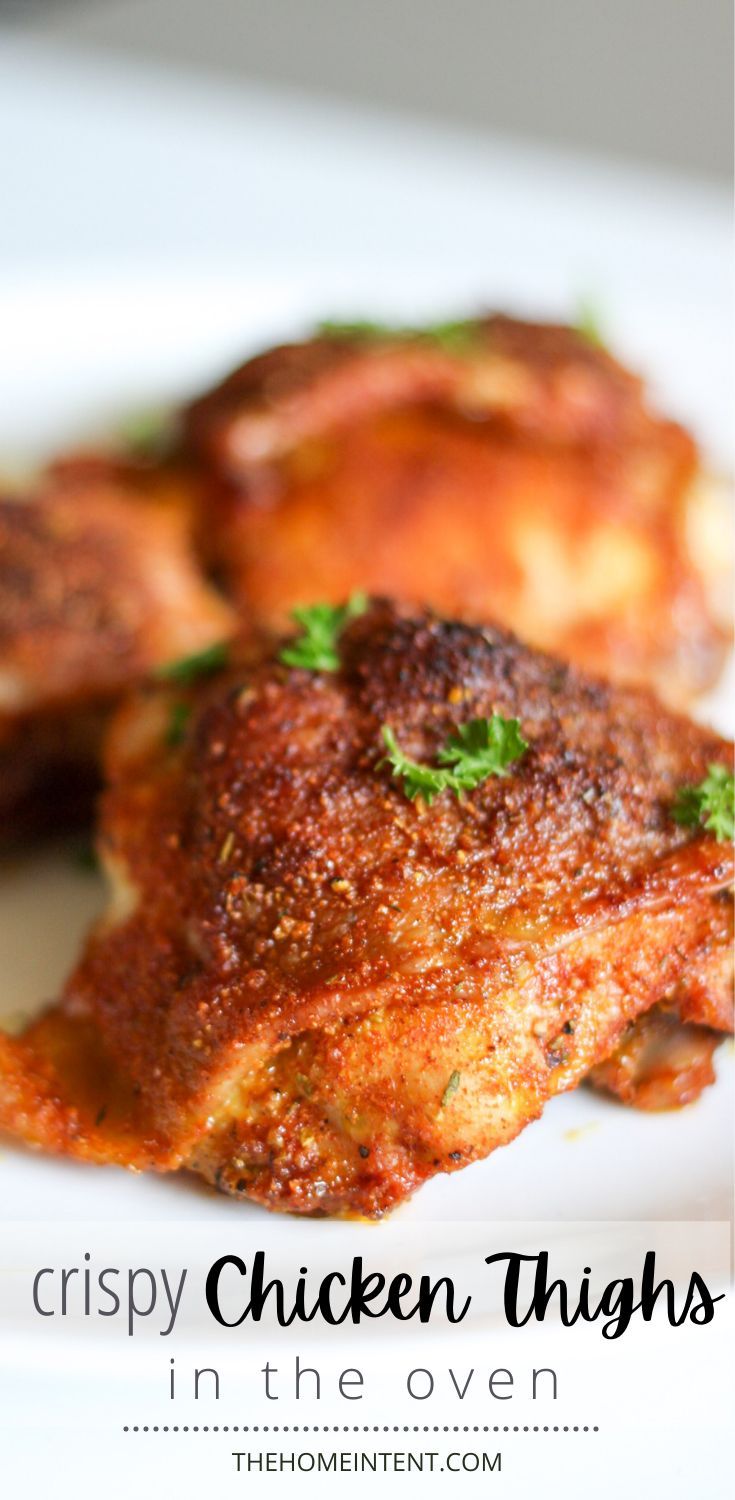 Crispy Chicken Thighs in the Oven | Lunch or Dinner