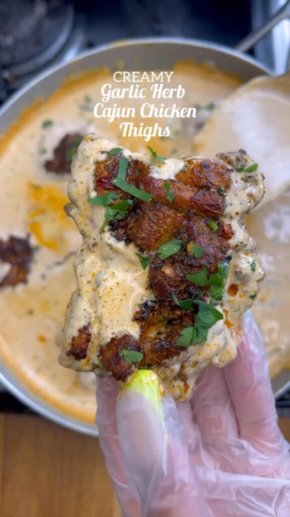 creamy garlic herb chicken recipe
