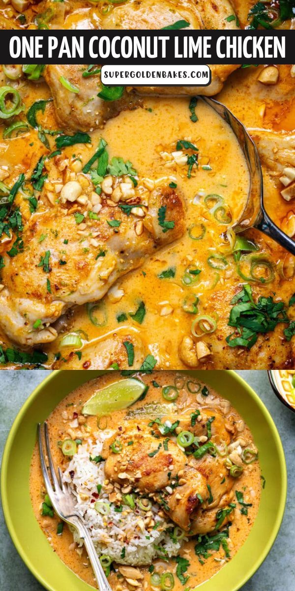 One Pan Coconut Lime Chicken