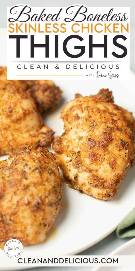 baked boneless skinless chicken thighs