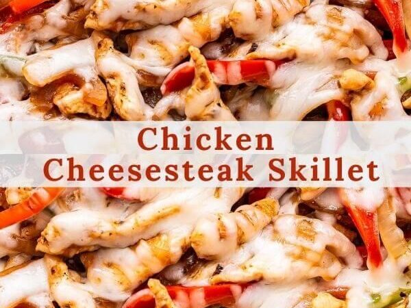 chicken cheesesteak skillet recipe