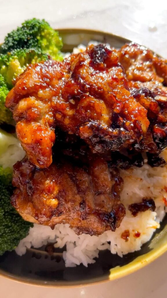 korean soy garlic chicken thighs