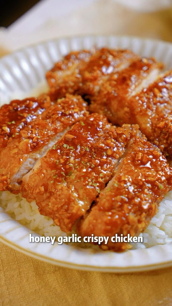 easy lazy honey garlic crispy chicken