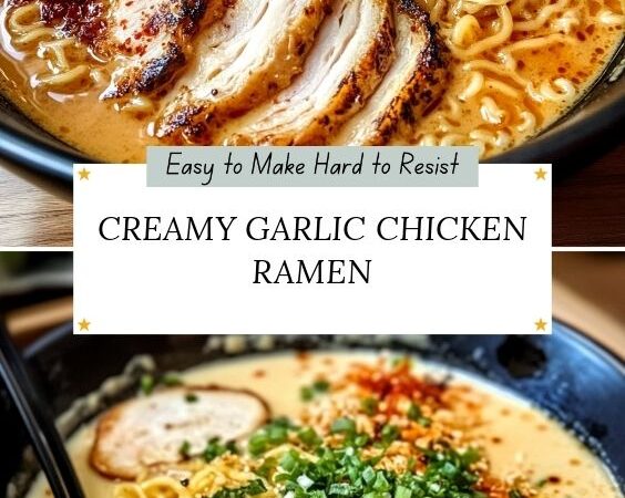 creamy garlic chicken ramen recipe