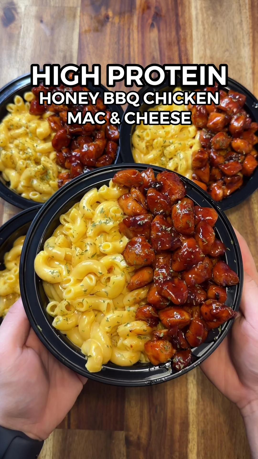 High Protein Honey BBQ Chicken Mac & Cheese 🍗🧀
