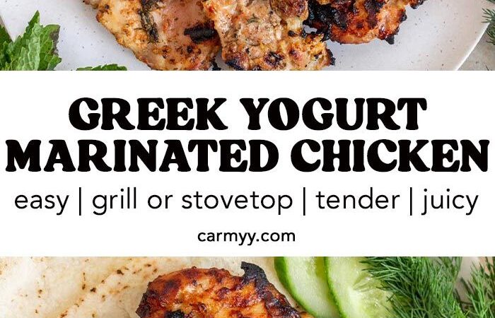 greek yogurt marinated chicken