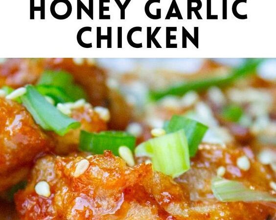 crispy honey garlic chicken recipe